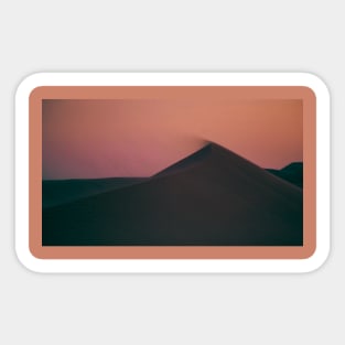 Desert Sunset In Magenta And Orange 2 Sticker